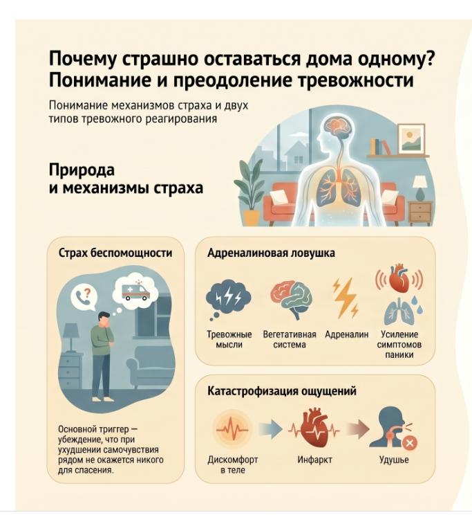 Боюсь оставаться дома одна